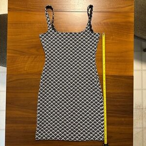 American Apparel Black and White Mini Dress